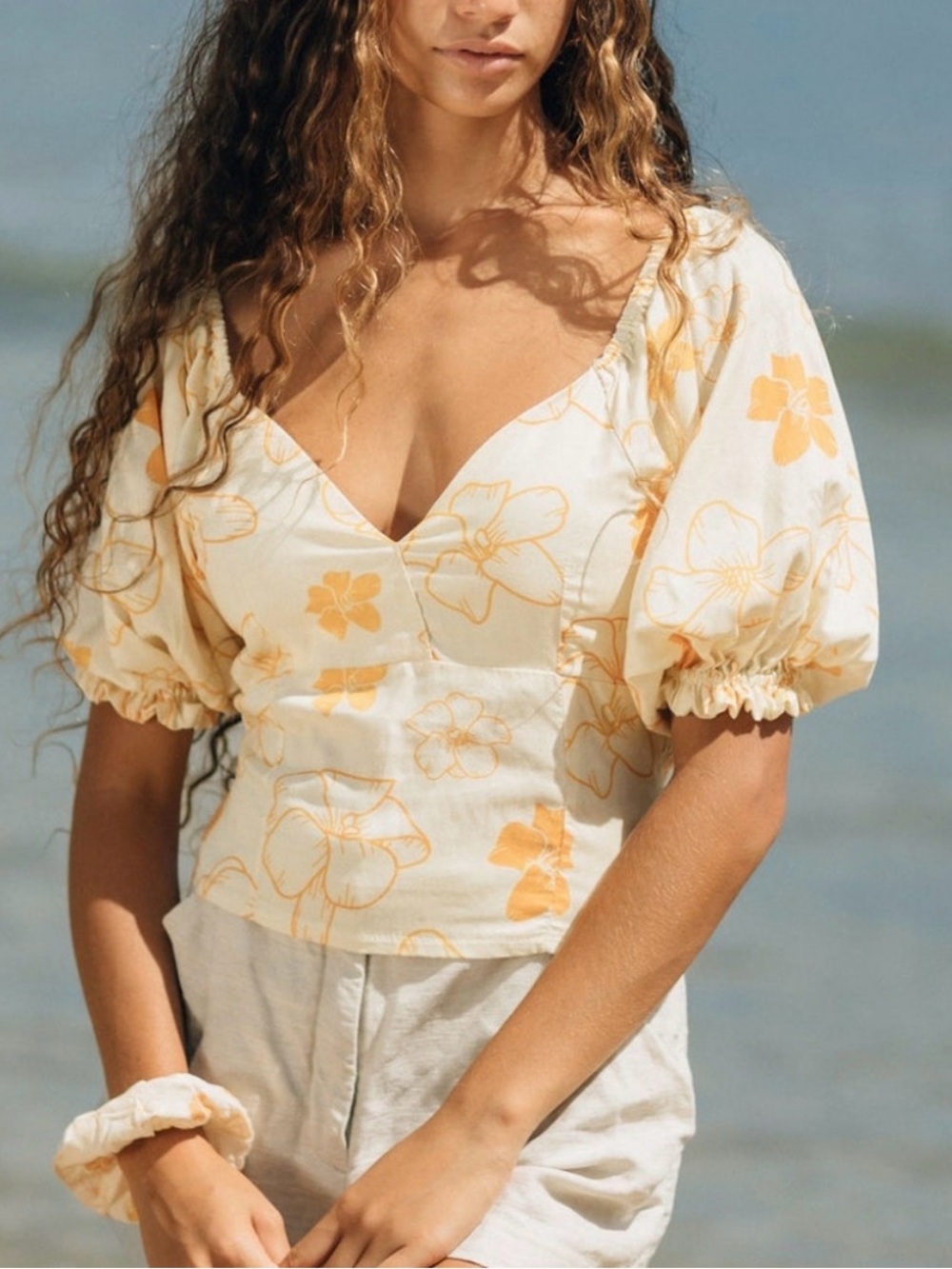 Yireh x Mahina Made Puakenikeni top smock